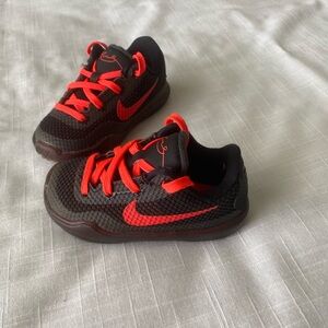 NIKE Kobe X Toddler Boys Shoe Black/Anthracite/Bright Crimson Sneakers size 5 c
